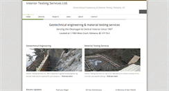Desktop Screenshot of interiortesting.com